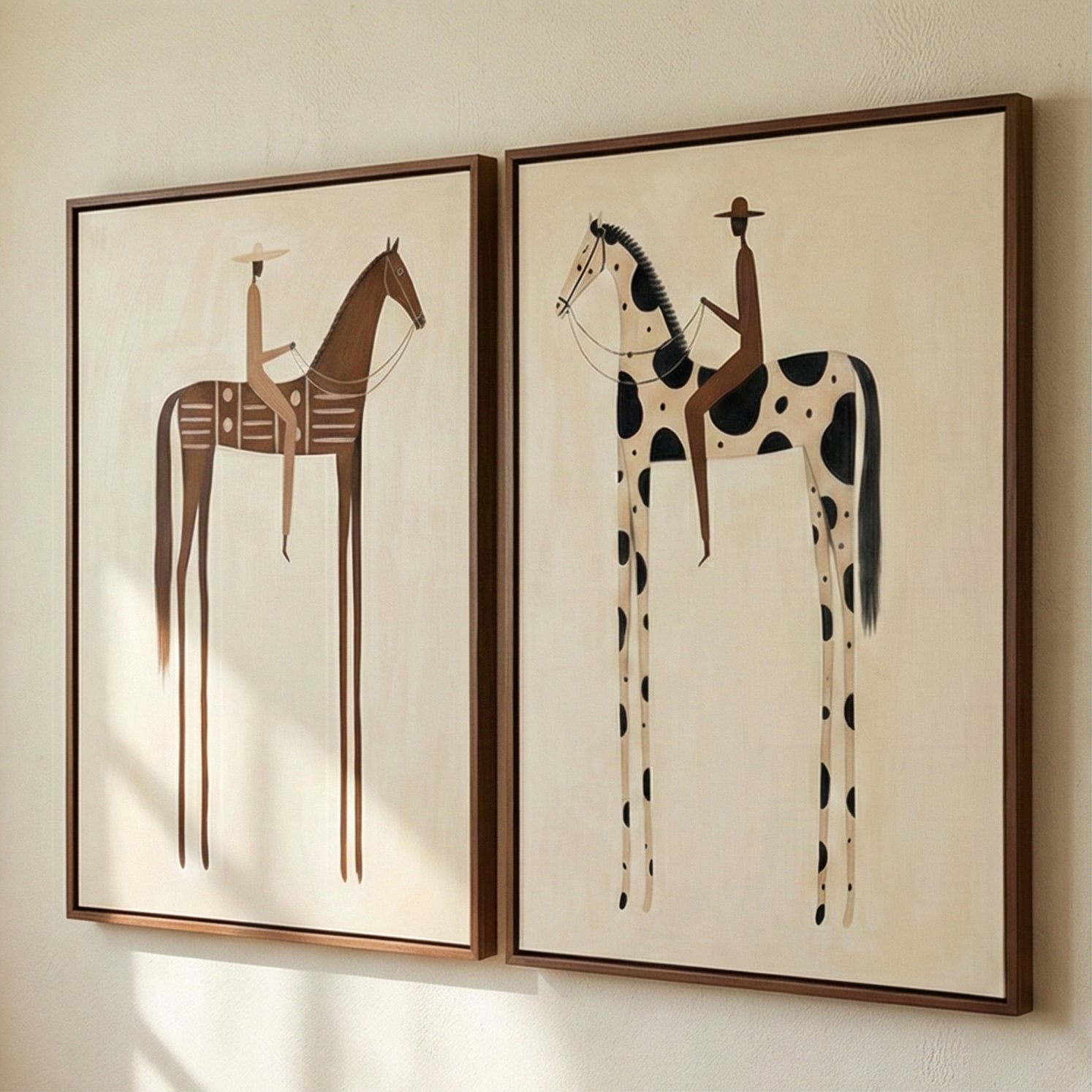Vintage Americana Art |  Paired Reveries