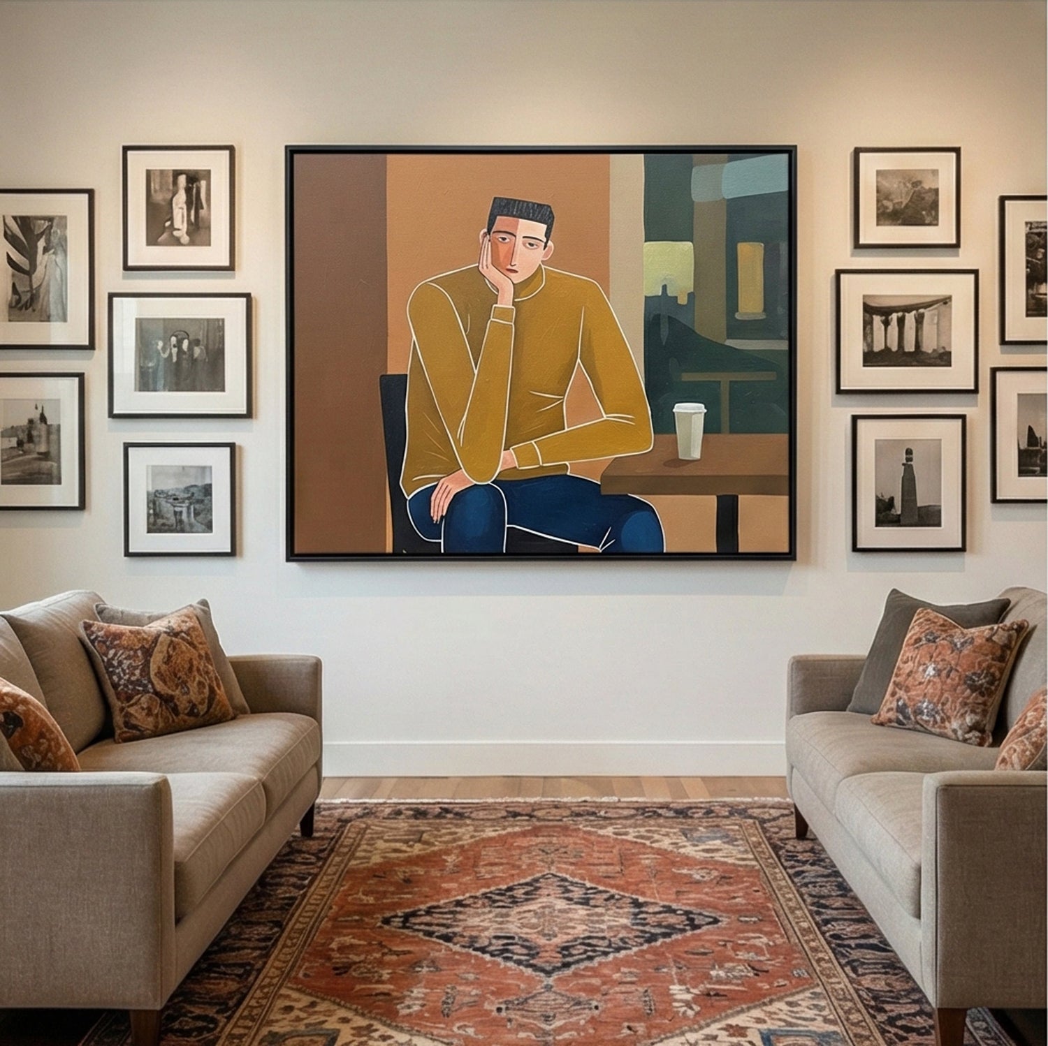 Vintage Americana Art | Quiet Interlude