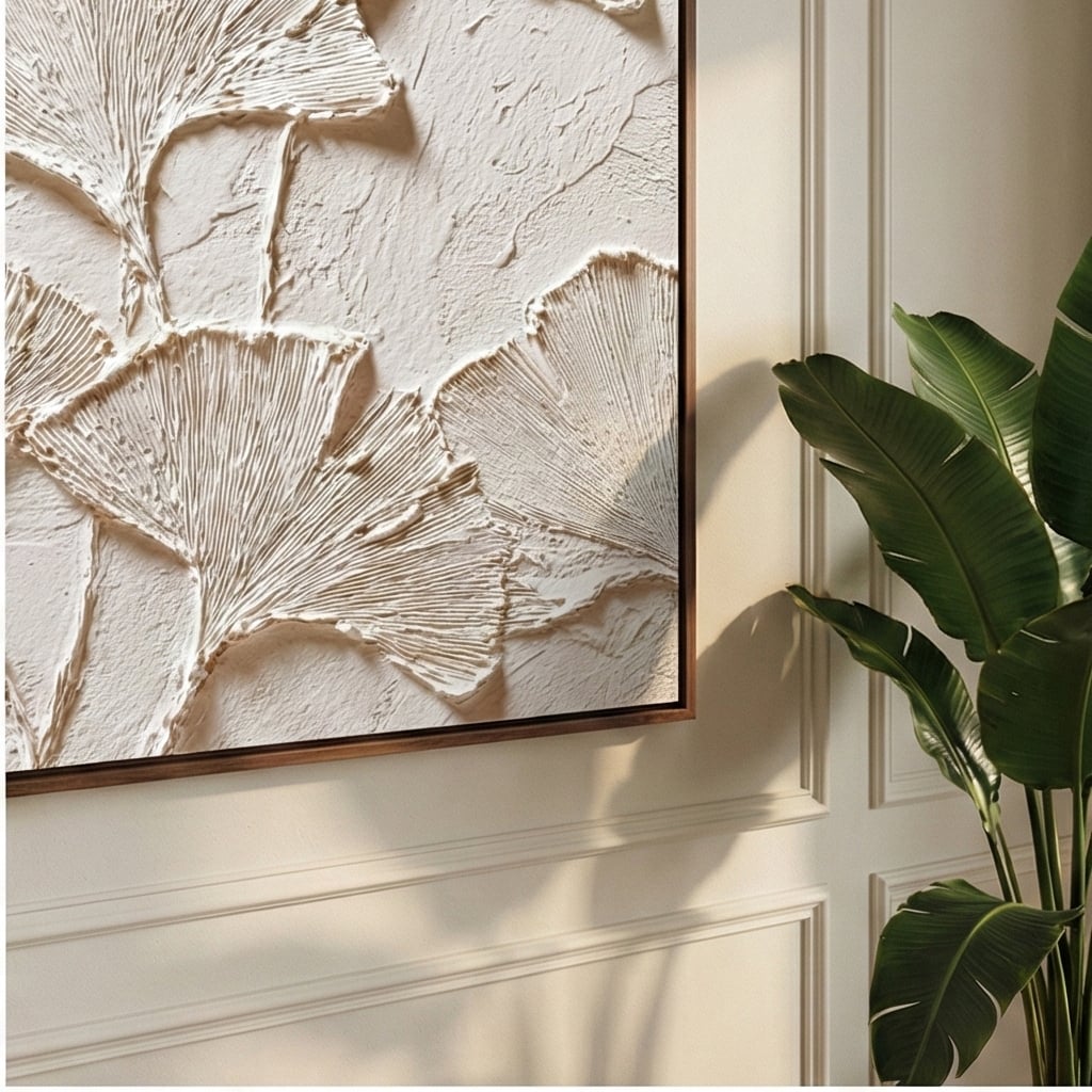 3D textured Art | Ginkgo Impressions