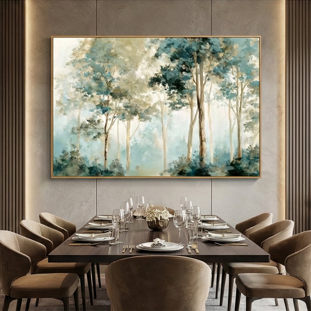 Impressionist Art | Forest Dining Sanctuary