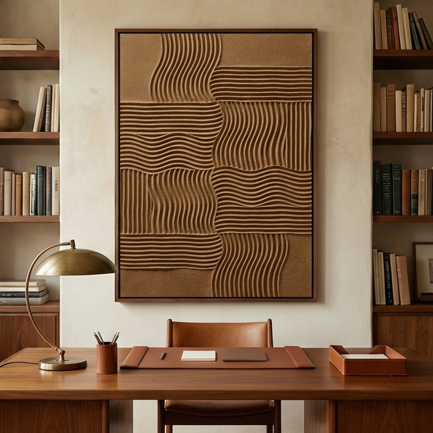 3D textured Art | Woven Waves