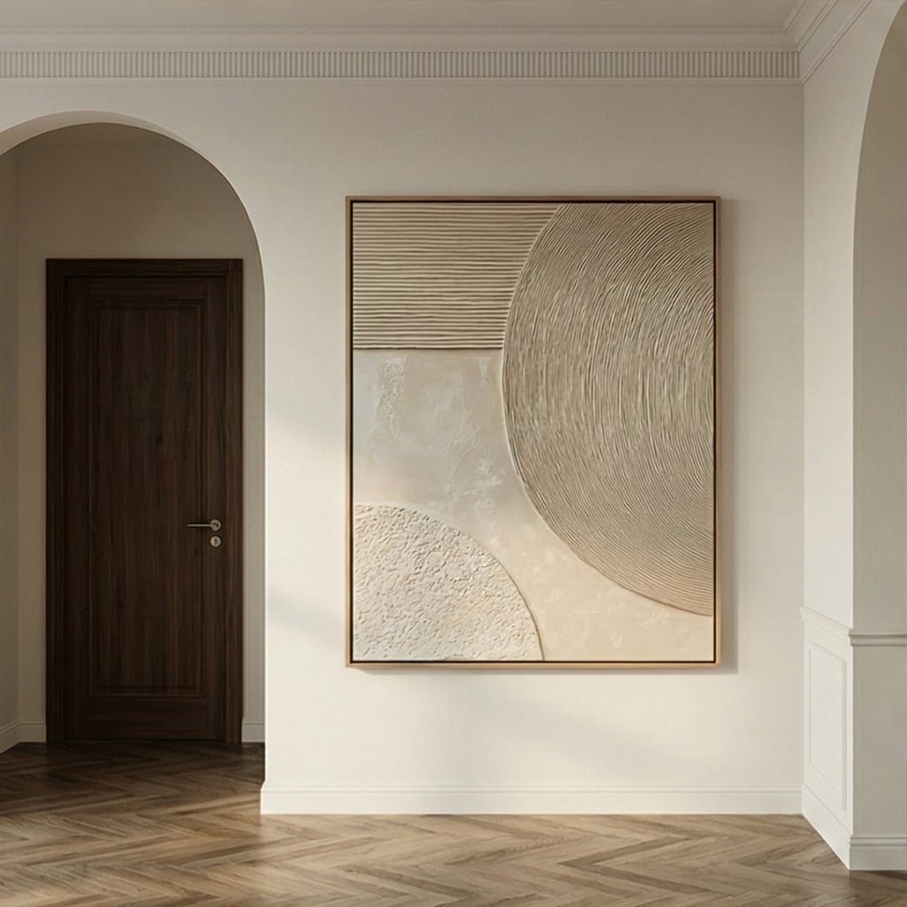 3D textured Art | Lunar Relief