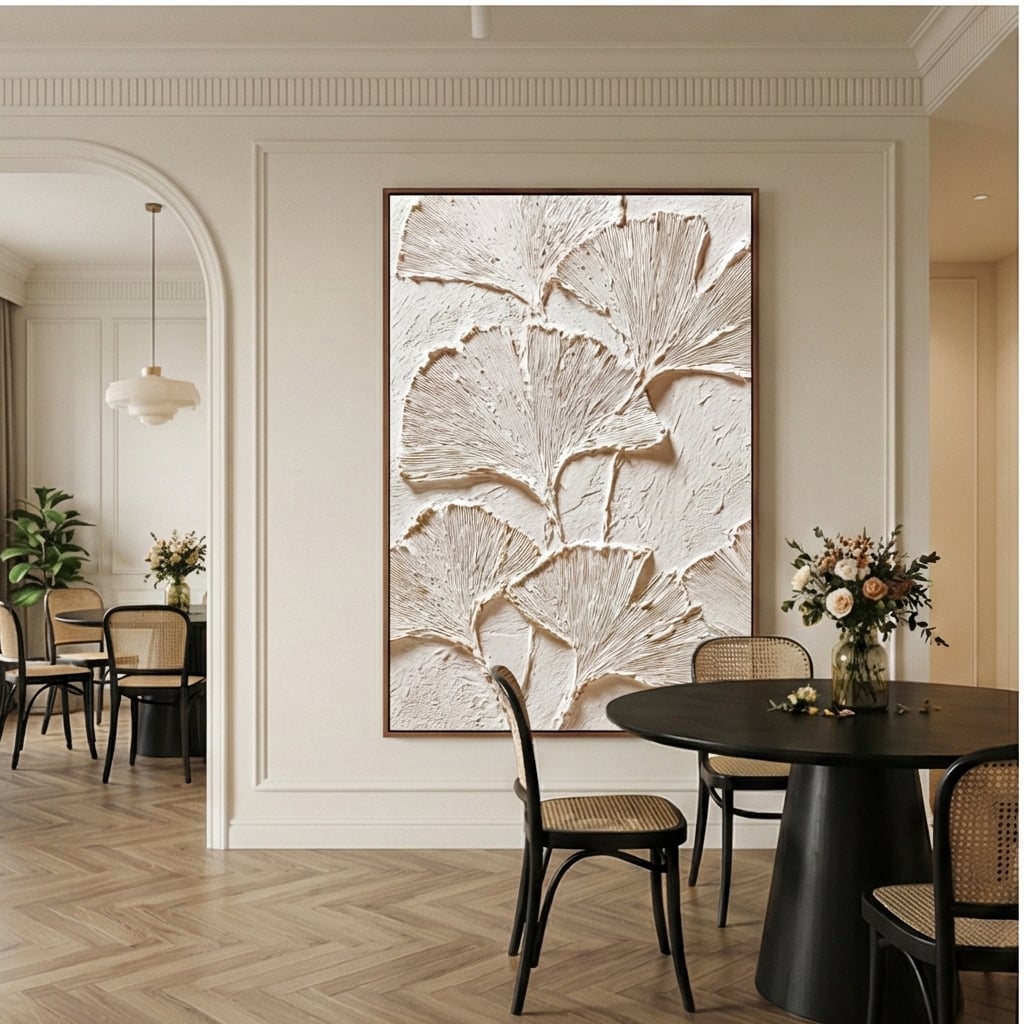 3D textured Art | Ginkgo Impressions