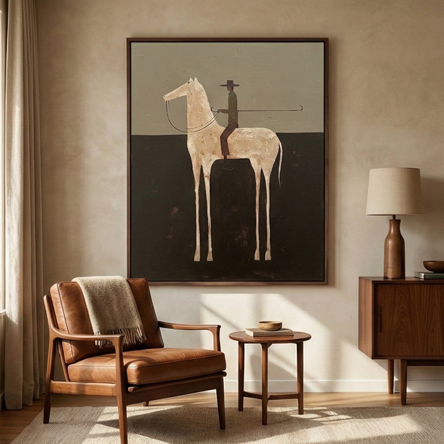 Vintage Americana Art | Midnight Rider