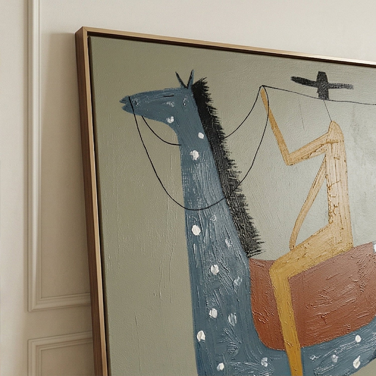 Vintage Americana Art | Long-Legged Lullaby