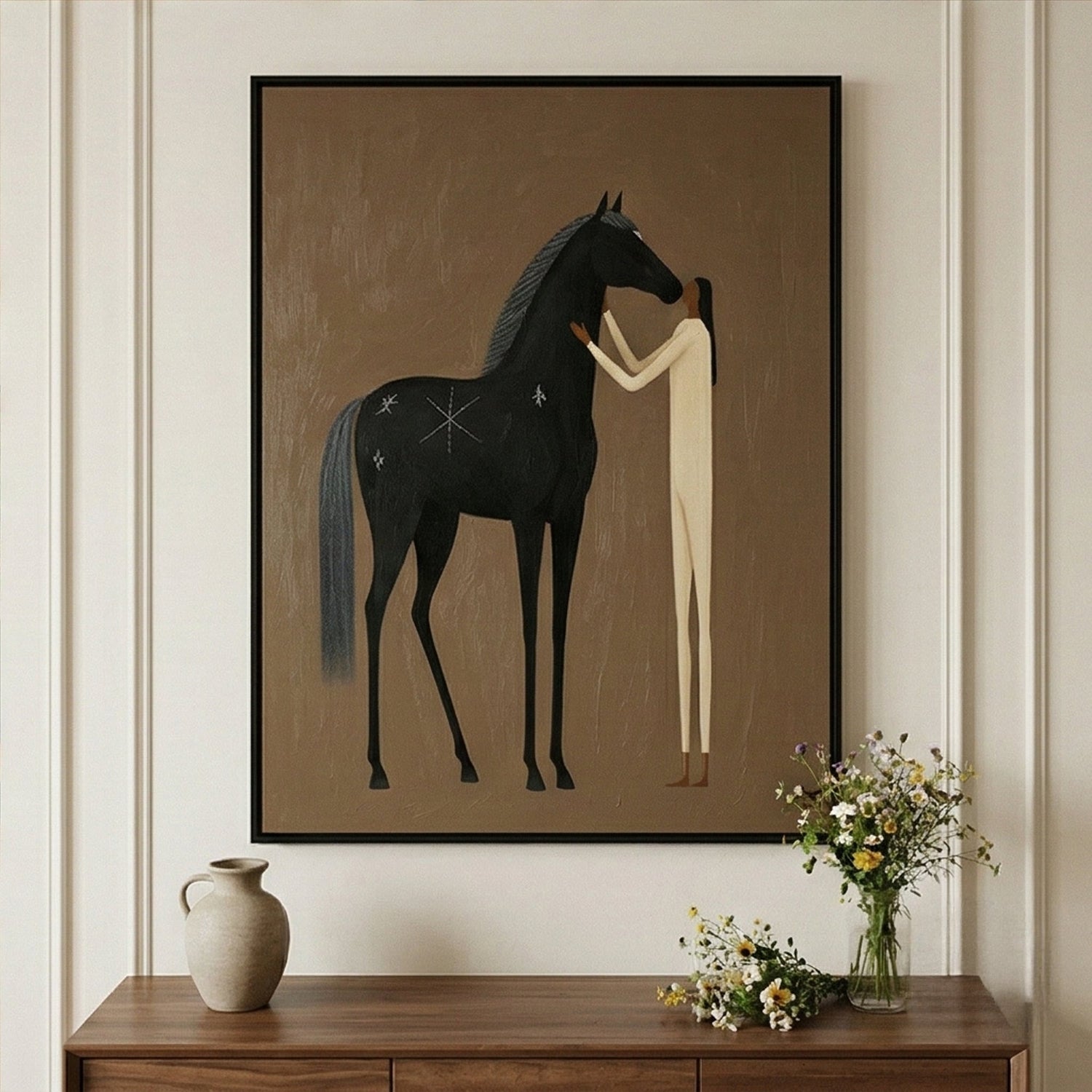 Vintage Americana Art | Midnight Tenderness