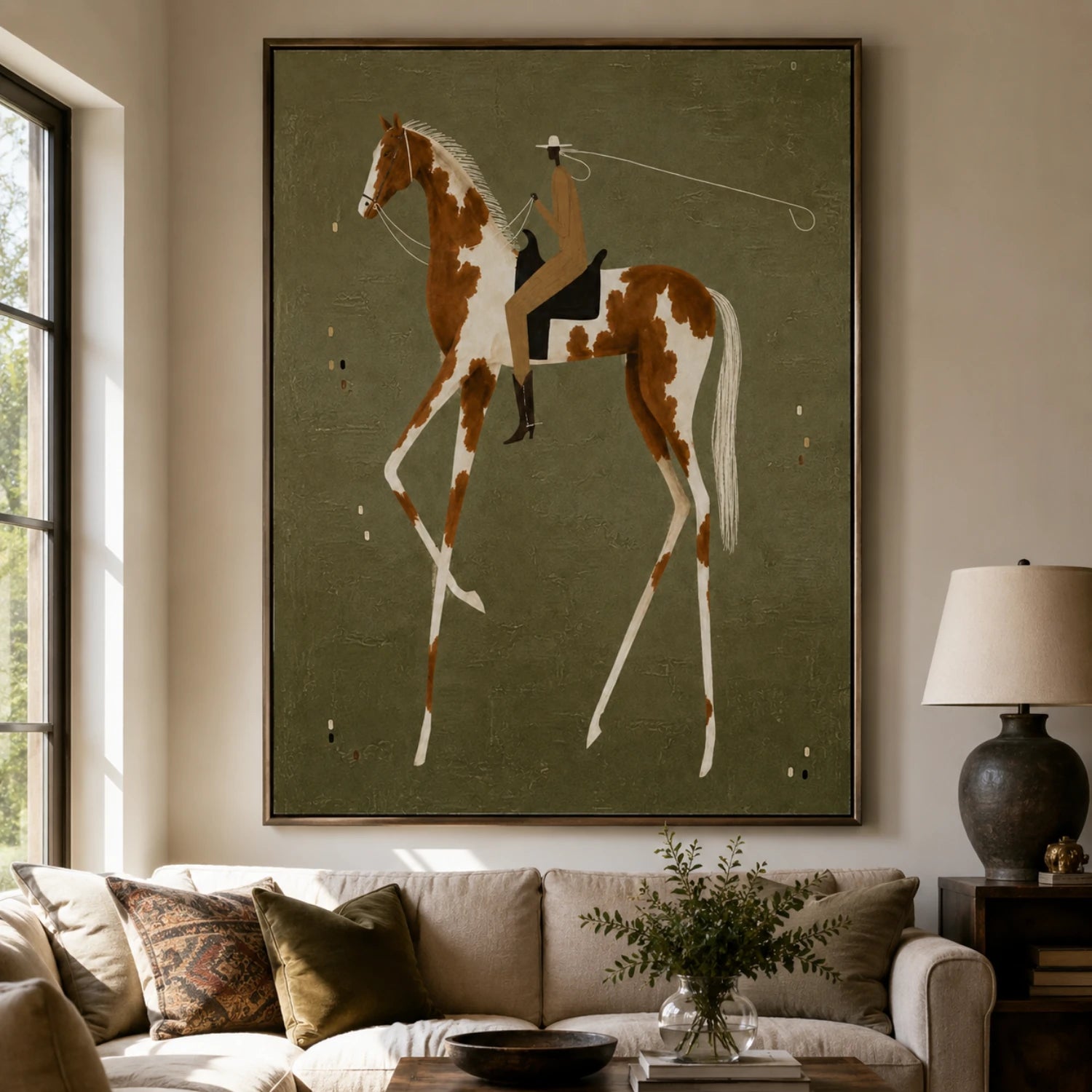 Vintage Americana Art | Ochre Reverie