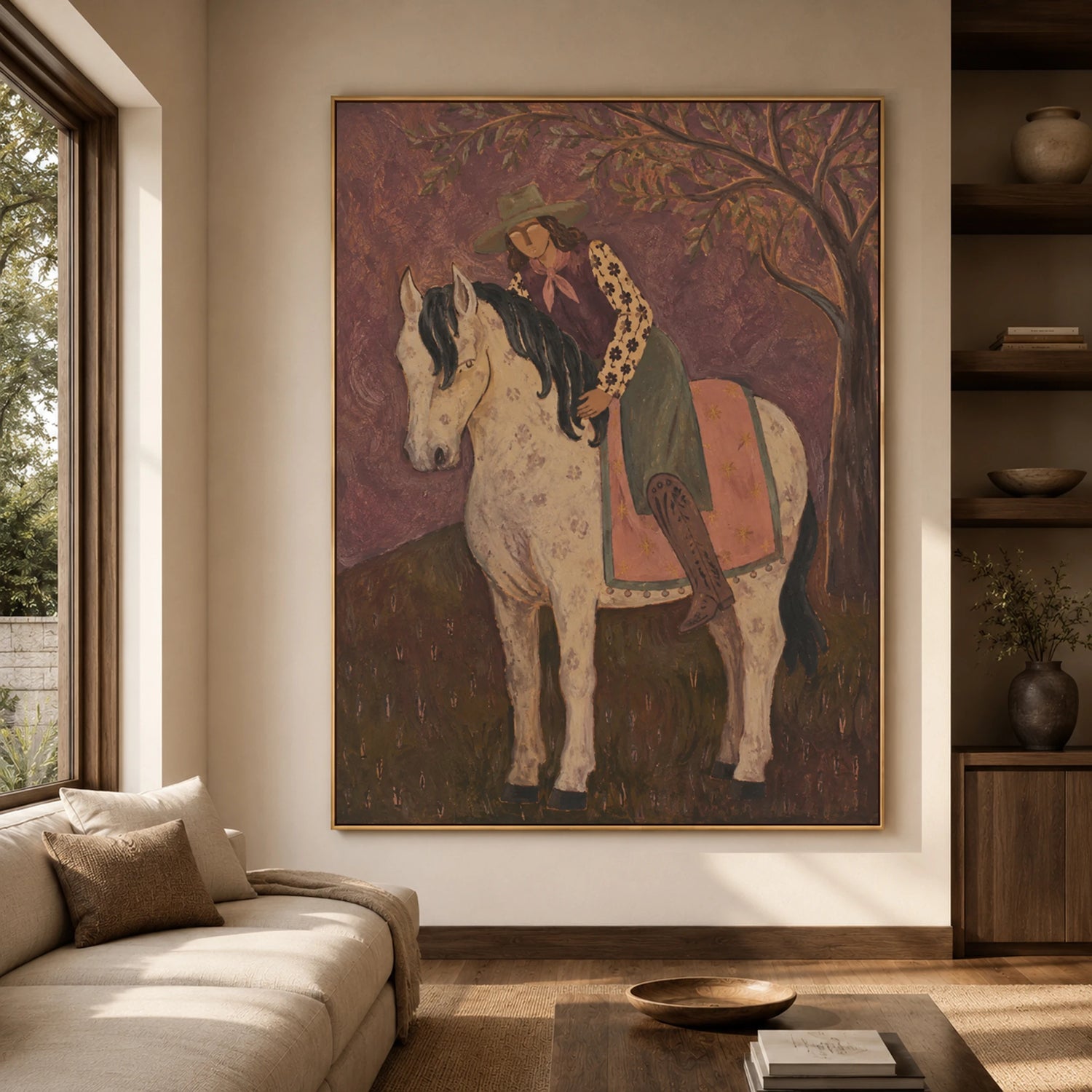 Western Folk Art｜Rider & Horse