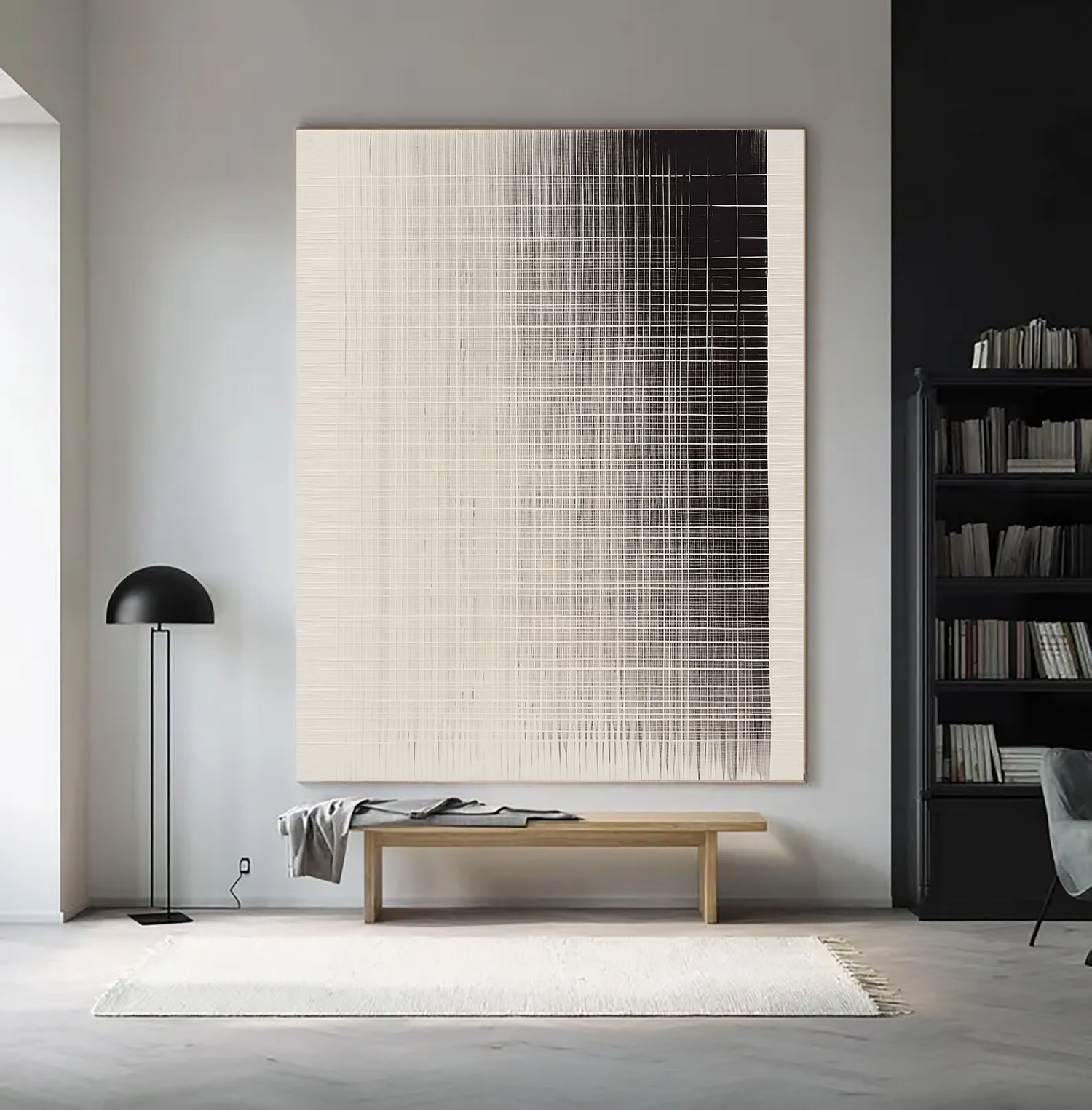 Abstract Art | Gradient Grid Rhythm