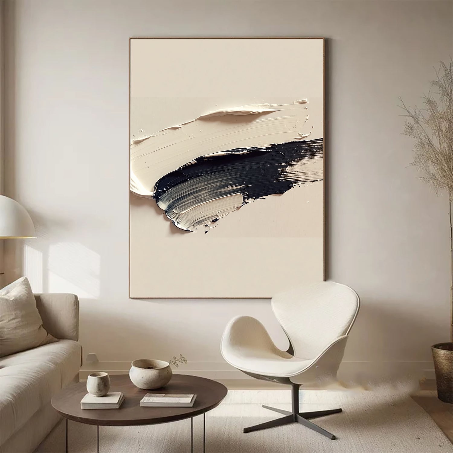 3D-Textured Art | Monochrome Texture Swell