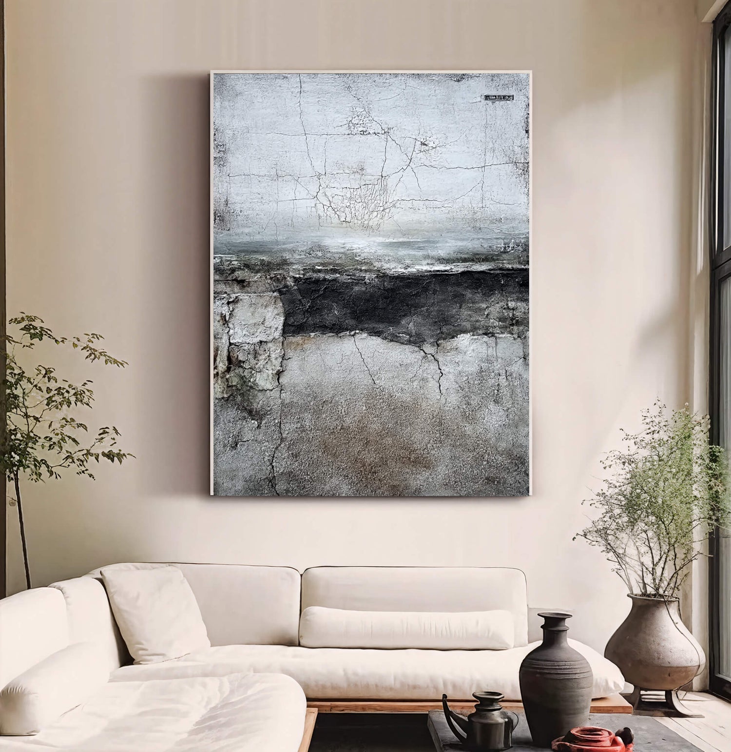 Wabi-Sabi Art | Cracked Ash Divide