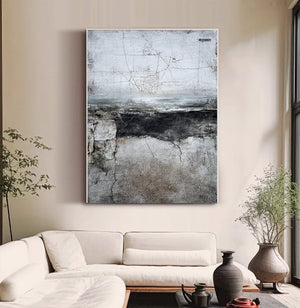 Wabi-Sabi Art | Cracked Ash Divide