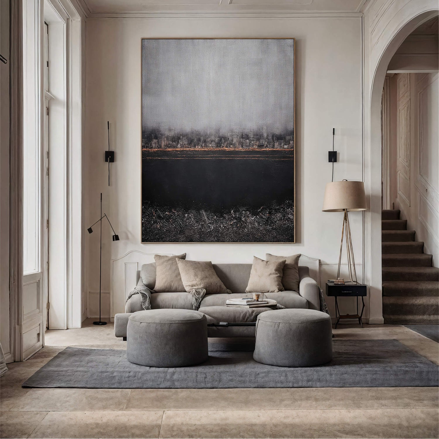 Abstract Art | Charred Urban Silence