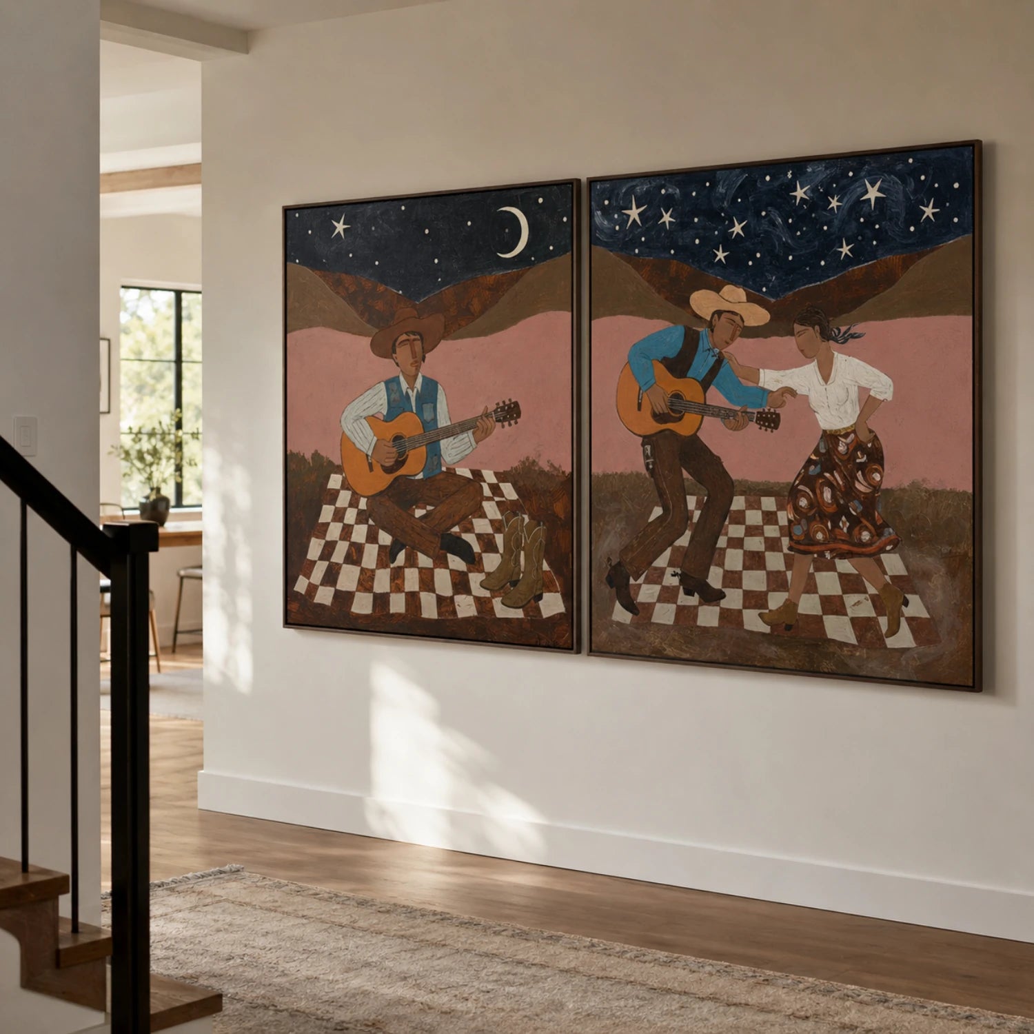 Vintage Americana Art | When the Night Learned Our Names