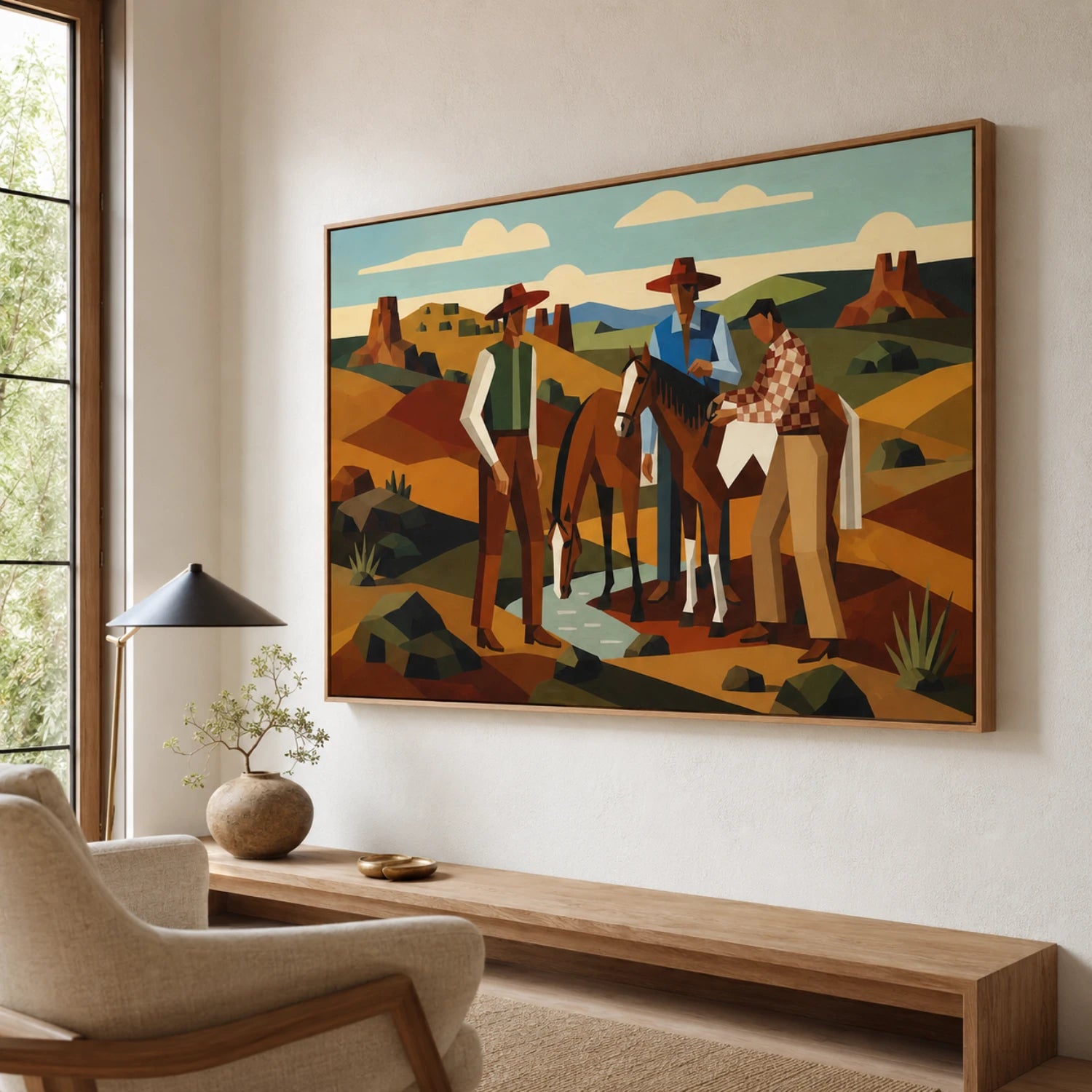 Vintage Americana Art | Desert Creek Cowboy Gathering