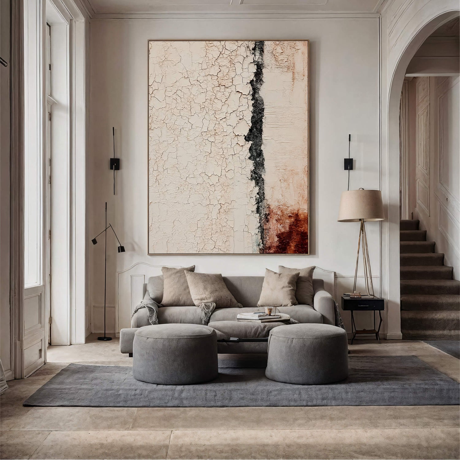 Wabi-Sabi Art | Fractured Wall Echo