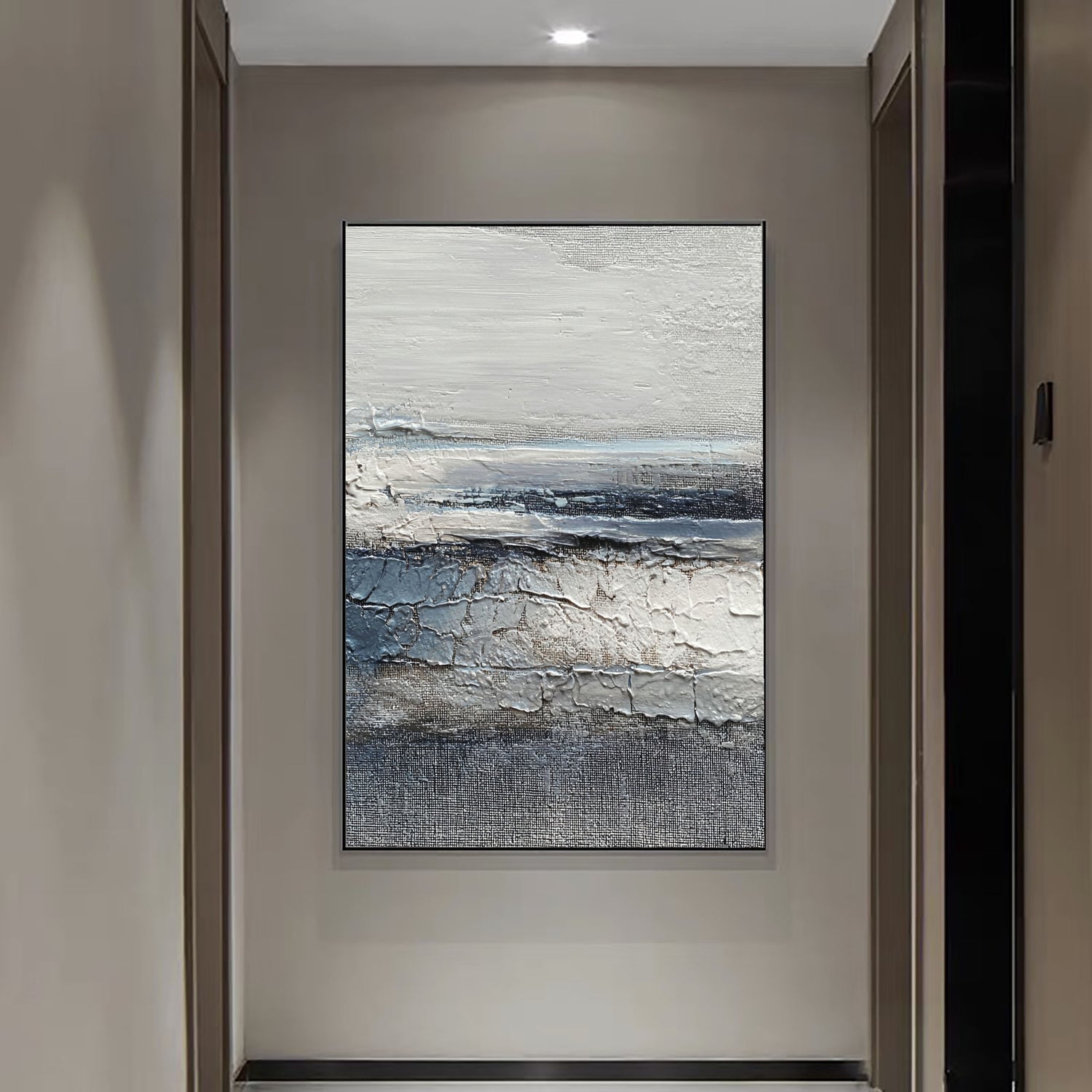 3D-Textured Art | Coastal Cracked Layers