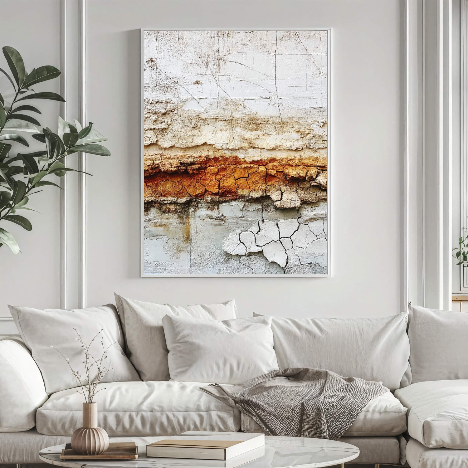 Wabi-Sabi Art | Weathered Block Collage