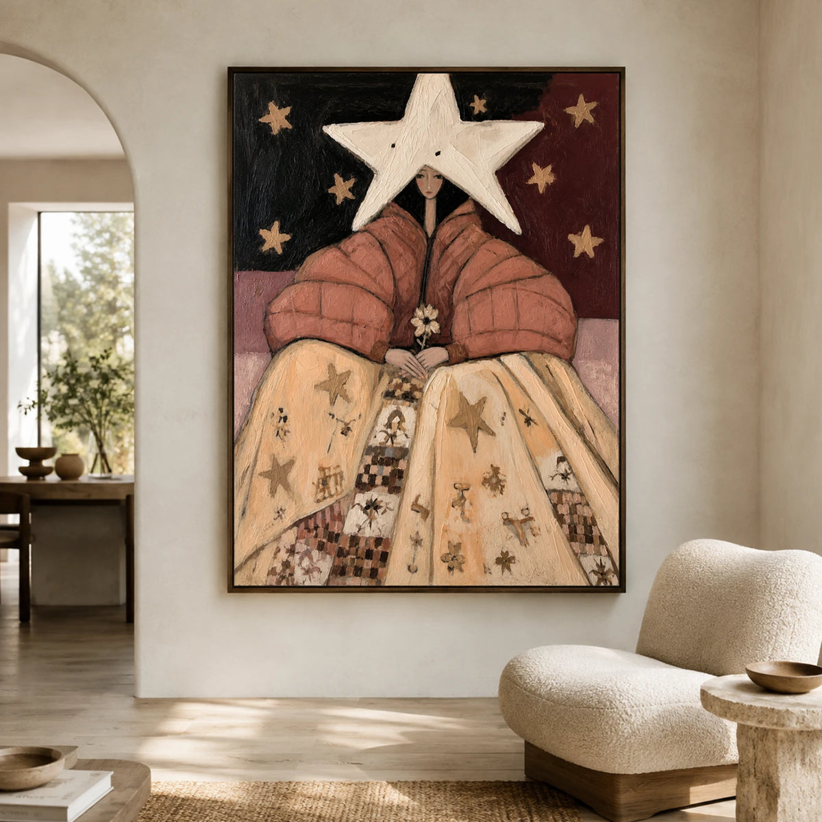 Vintage Americana Art | Starry Repose