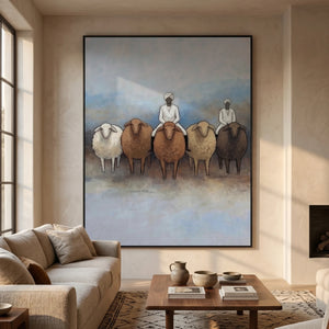Vintage Americana Art | Pastoral Silence