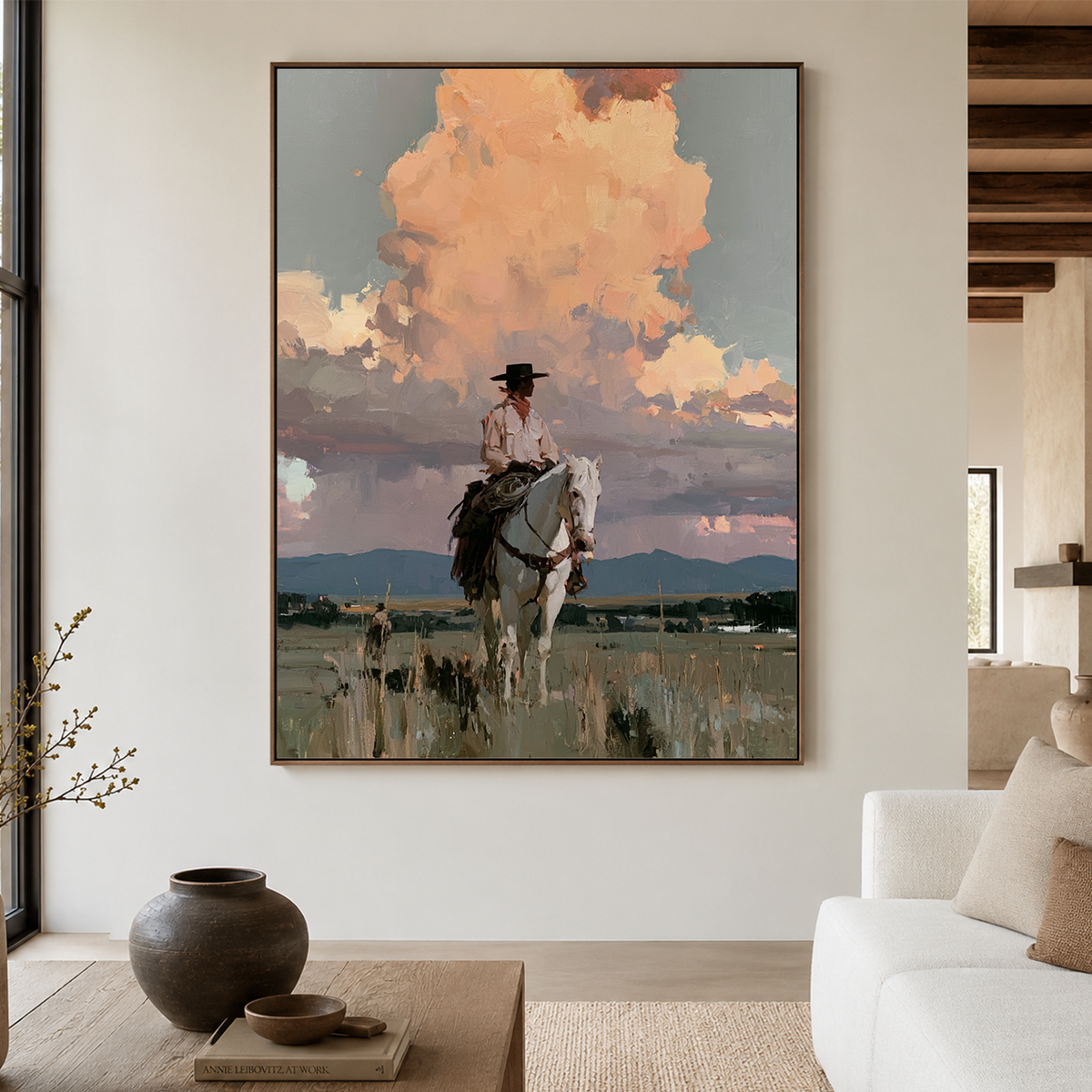 Vintage Americana Art | Beyond the Quiet Horizon