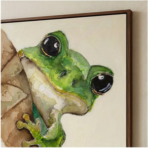 Surreal Art | Frog on Bark
