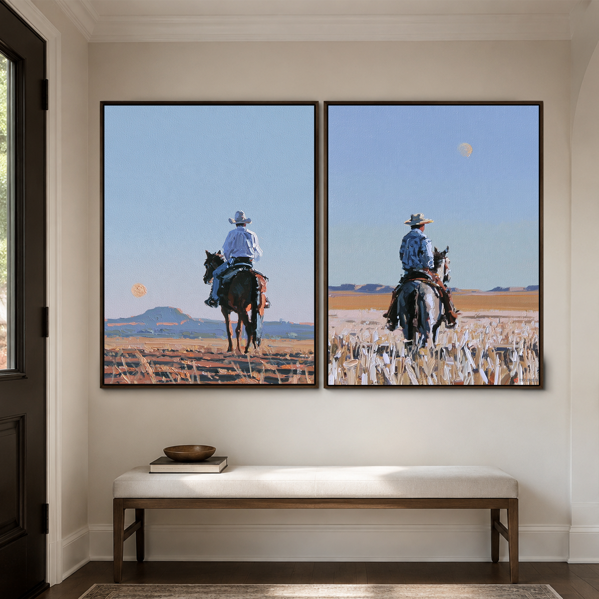 Vintage Americana Art |  Beyond the Last Horizon