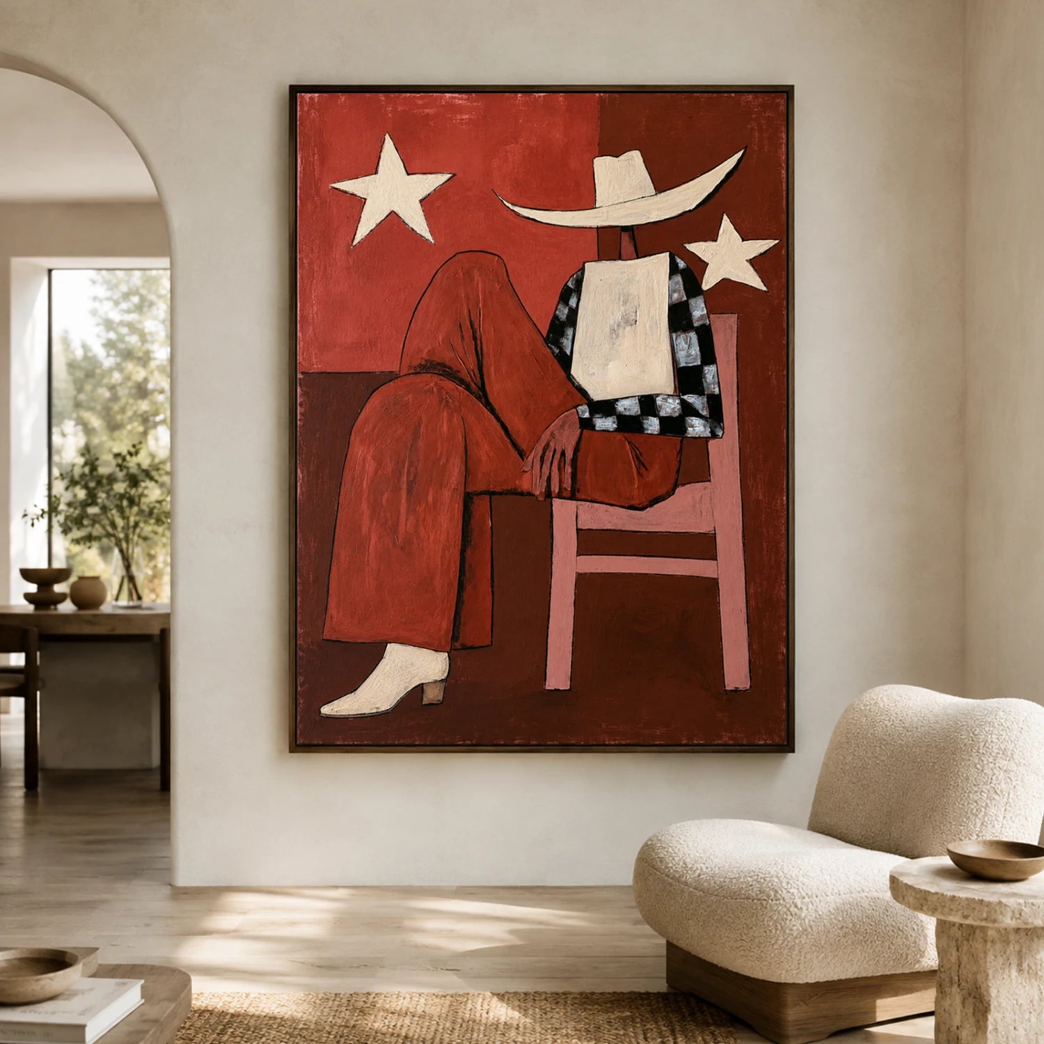 Vintage Americana Art | Crimson Star Companion