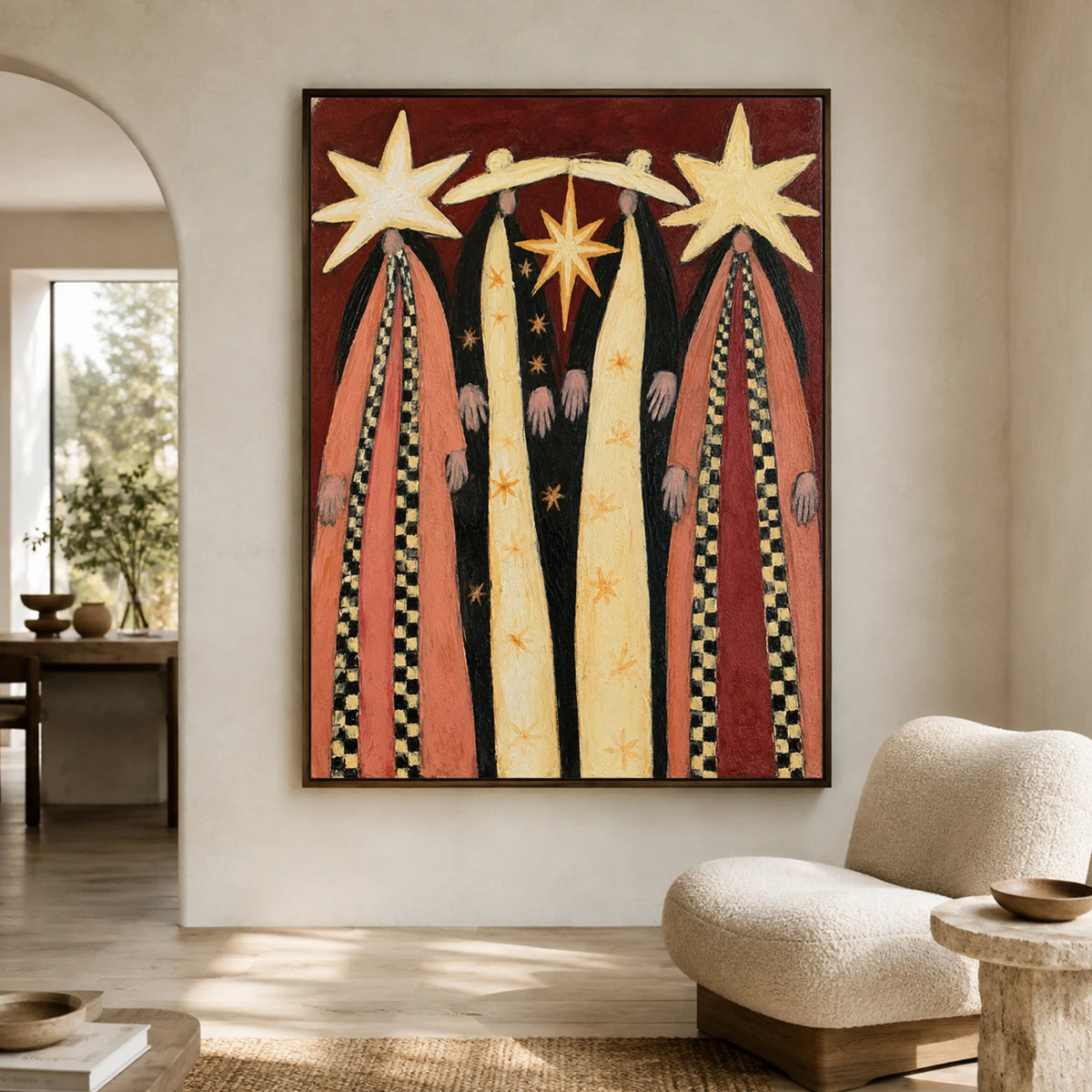 Vintage Americana Art | The Gathering
