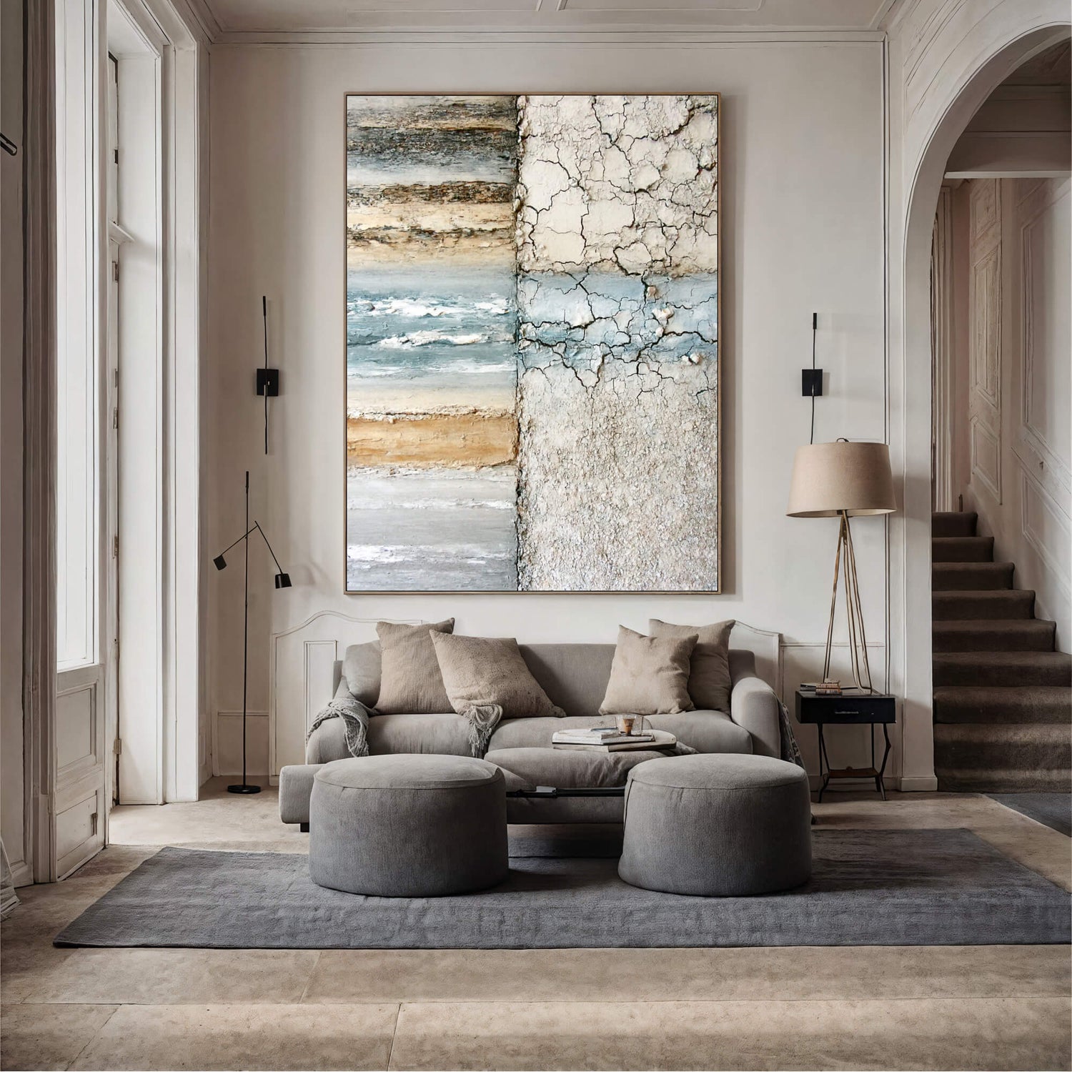 Wabi-Sabi Art | Stratified Cracked Earth