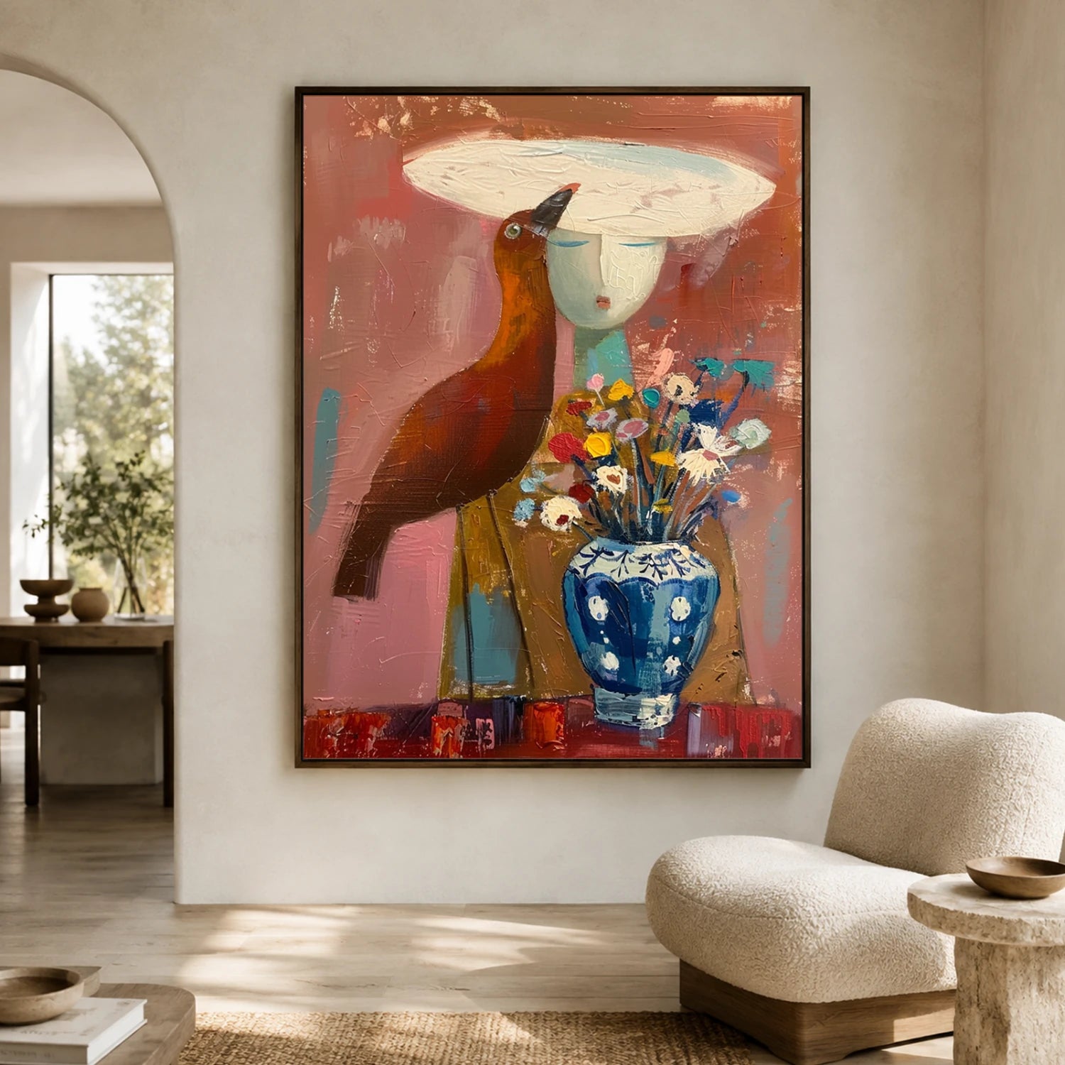 Vintage Americana Art | Soft Whisper