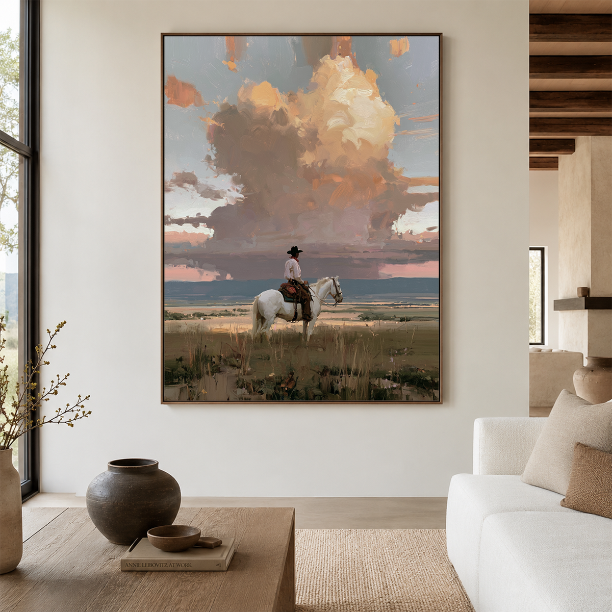 Vintage Americana Art | Silent Horizon