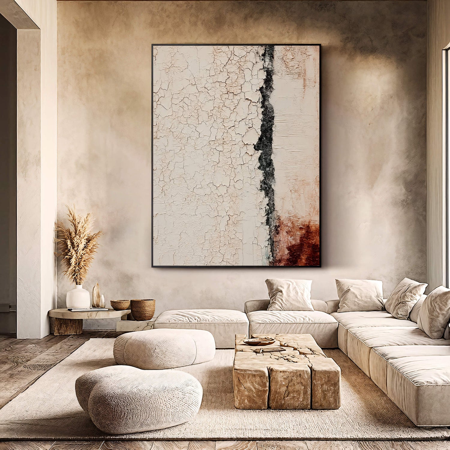 Wabi-Sabi Art | Fractured Wall Echo