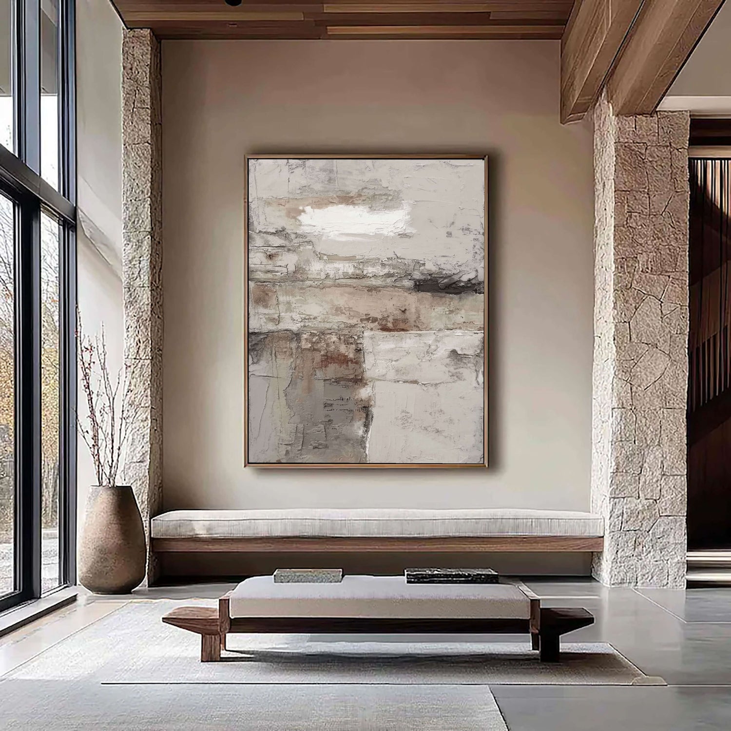 3D-Textured Art | Textured Neutral Layers