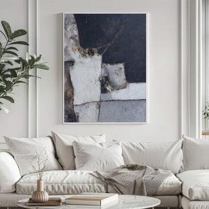 Wabi-Sabi Art | Aged Patchwork Tones