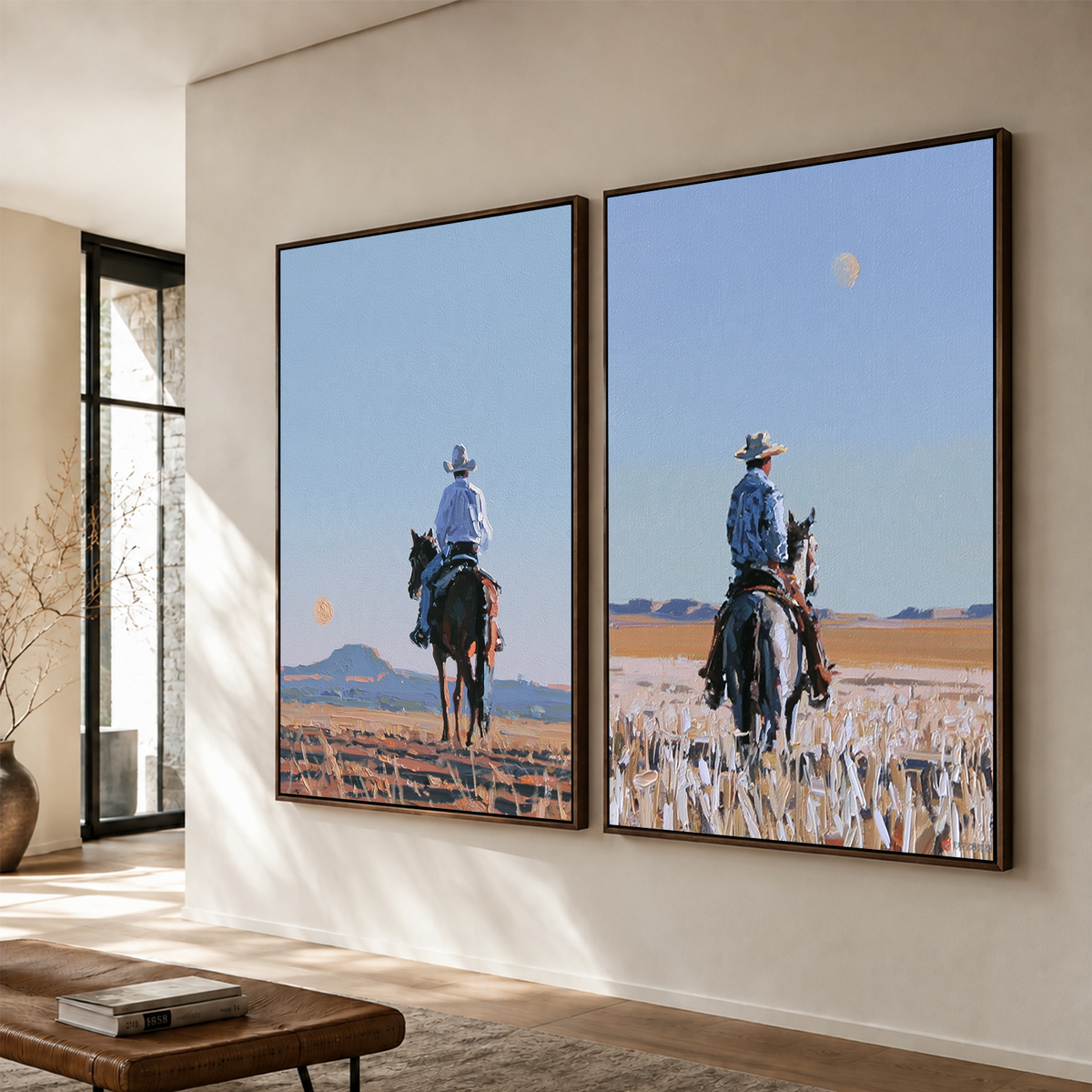 Vintage Americana Art |  Beyond the Last Horizon