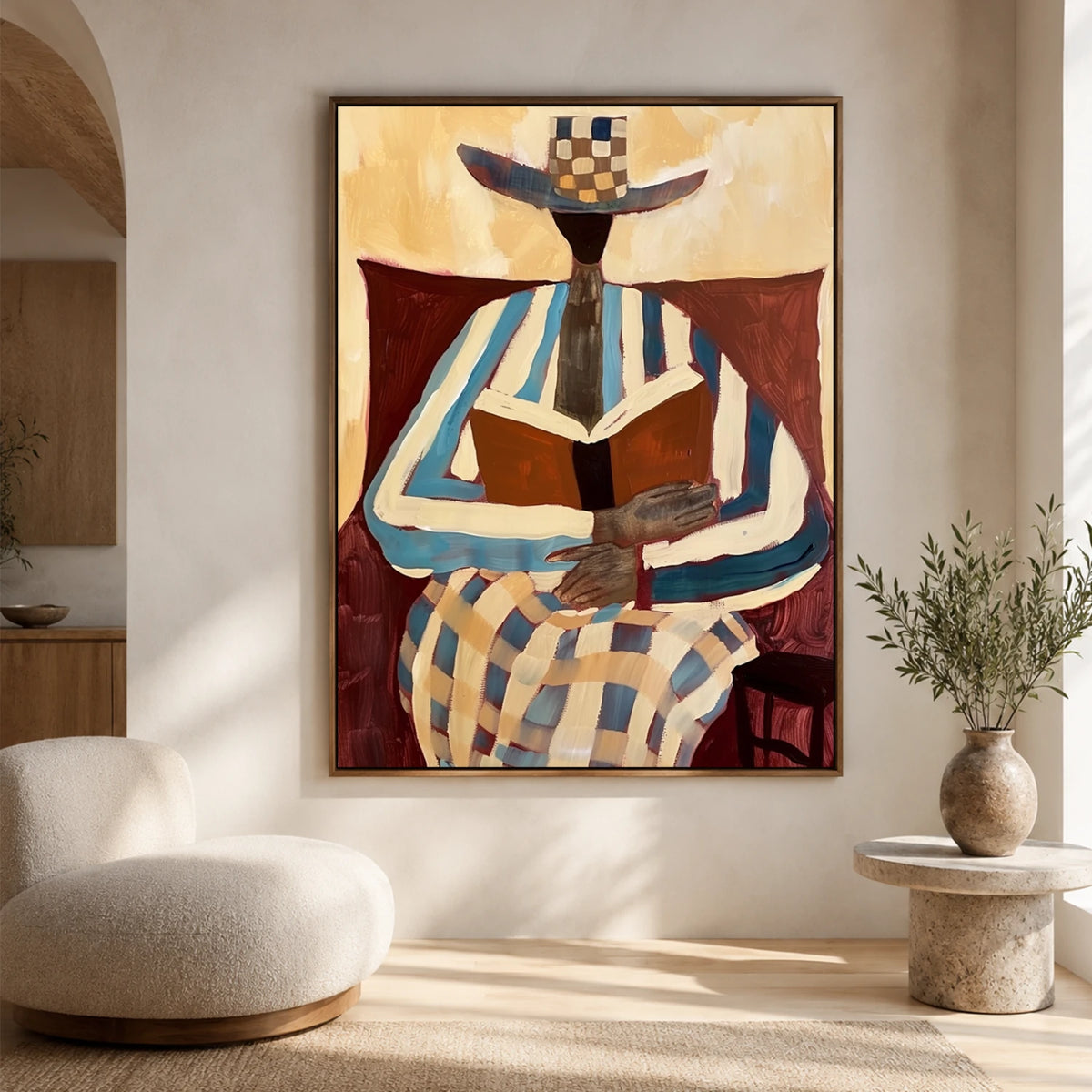 Vintage Americana Art | Warm Solitude
