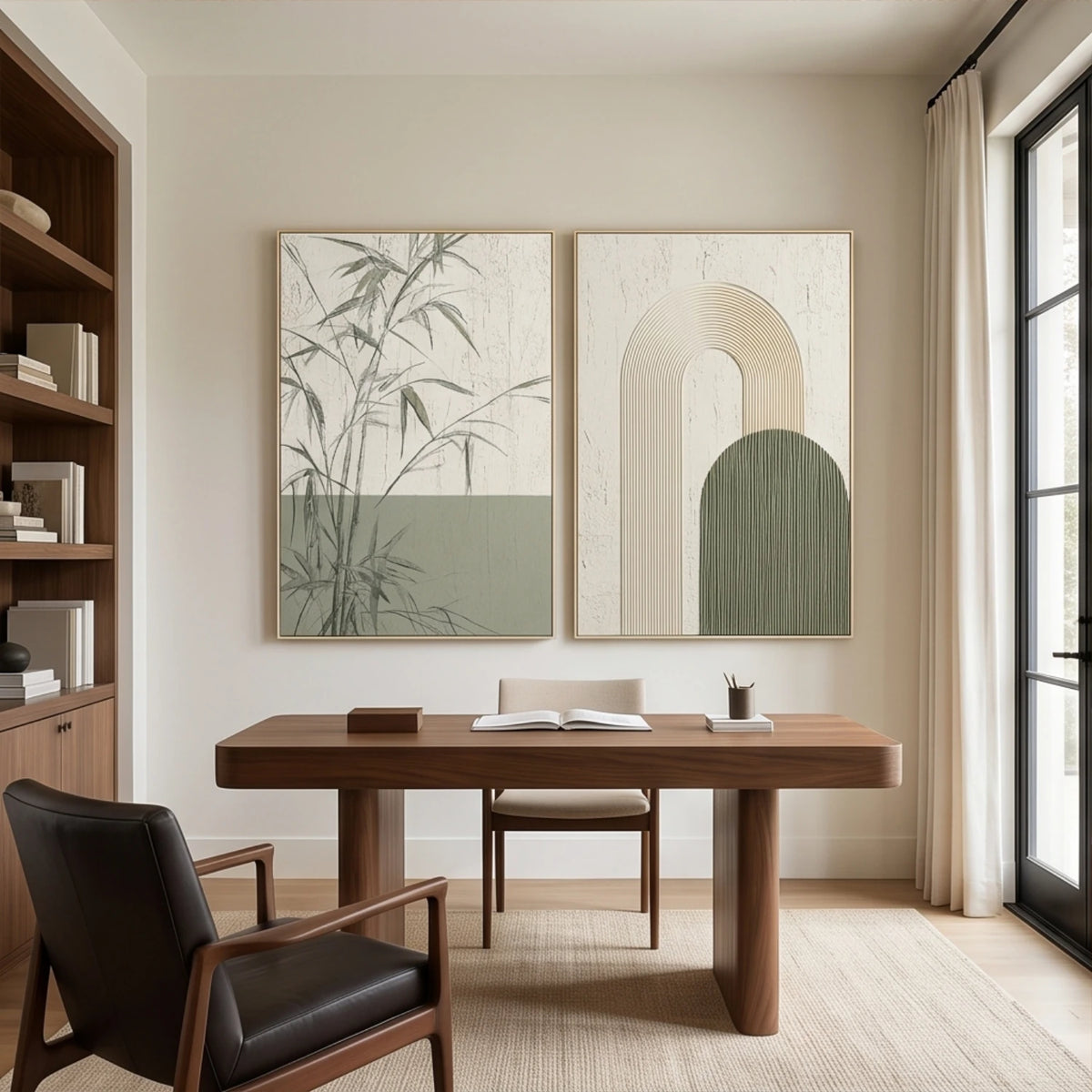 Bamboo and Arch Dialogue — artwork view 3
