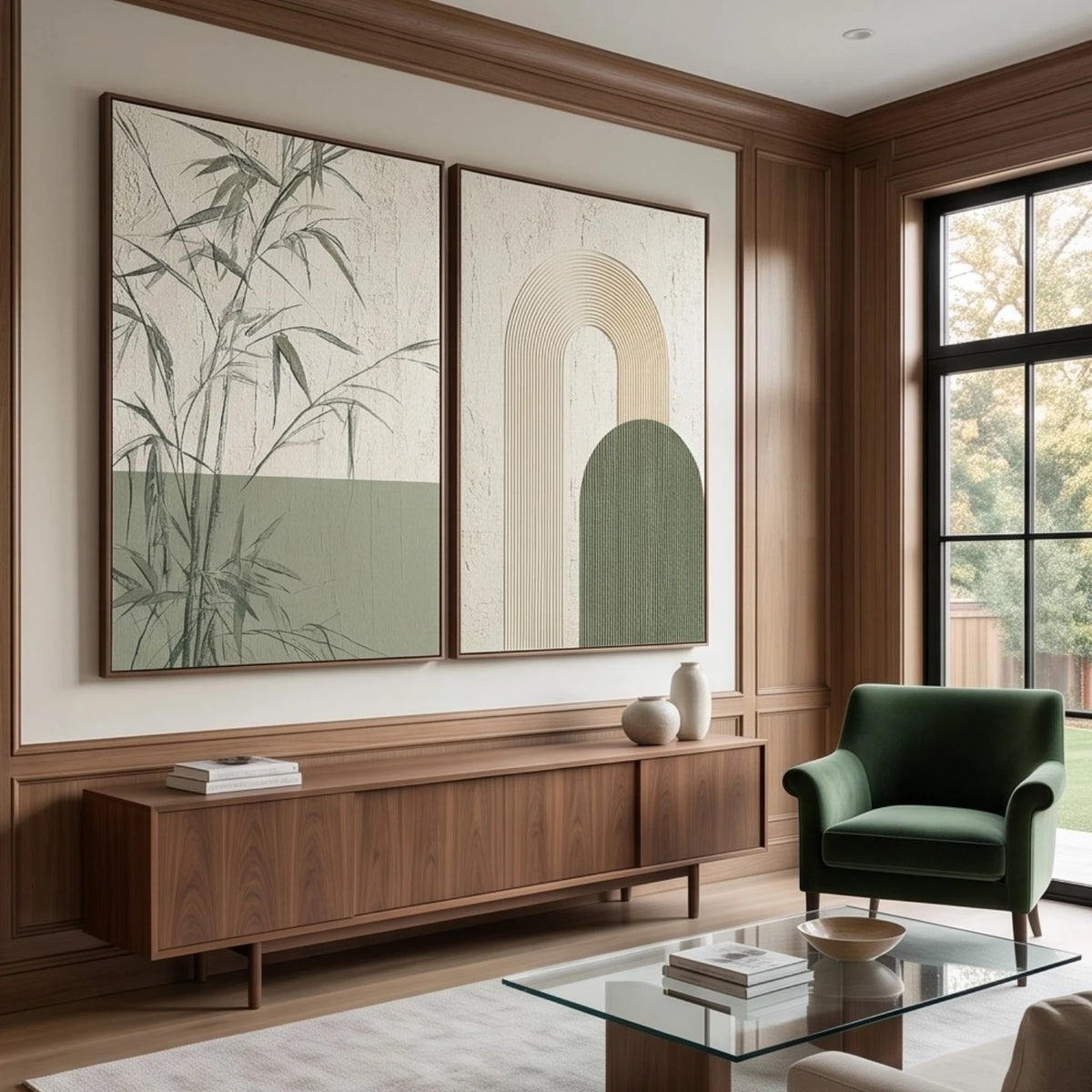 Bamboo and Arch Dialogue — artwork view 5