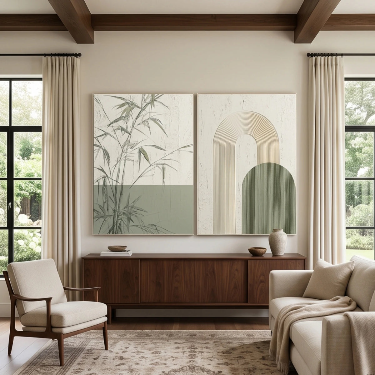 Bamboo and Arch Dialogue — artwork view 8
