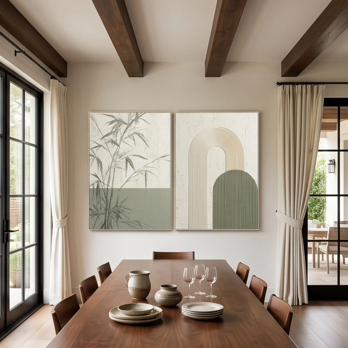 Bamboo and Arch Dialogue — artwork view 9