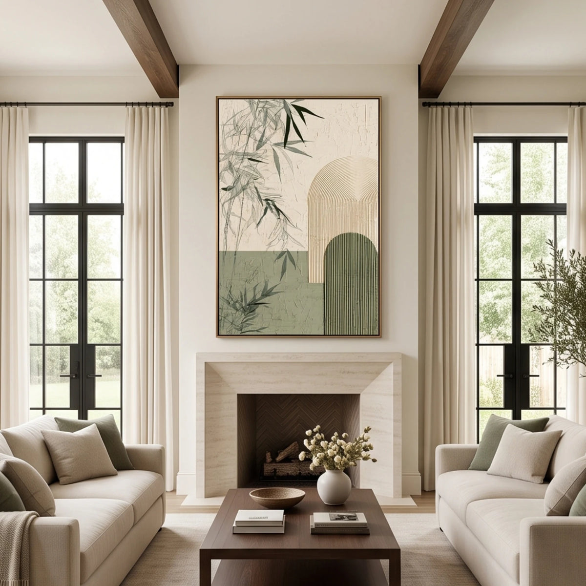 Bamboo Grove Arches — artwork view 1