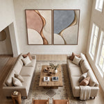 Blush and Slate Harmony — artwork view 10