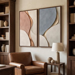 Blush and Slate Harmony — artwork view 6