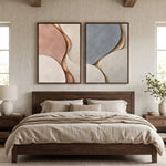 Blush and Slate Harmony — artwork view 7
