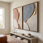 Blush and Slate Harmony — artwork view 9
