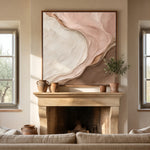 Blush Stone Waves — artwork view 1