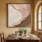 Blush Stone Waves — artwork view 2