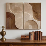 Caramel Arch Dialogue — featured artwork in an interior setting