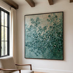 Cascading Teal Foliage — artwork view 2